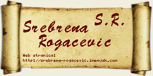Srebrena Rogačević vizit kartica